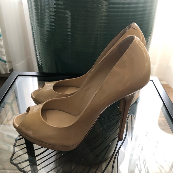 Jimmy Choo High Heels pump Shoes Peep Toe - Picture 3 of 8